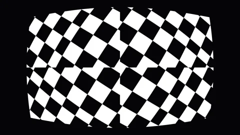 Abstract checkered pattern morphing with subtle organic distortion and ligh.. Stock Footage 341655966