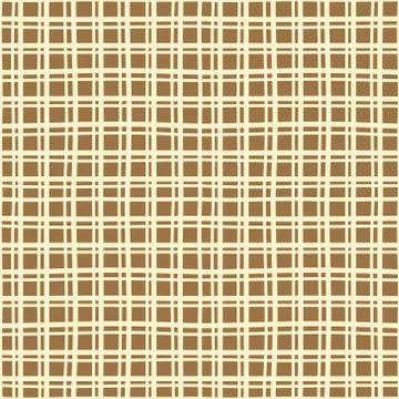 Abstract Checkered Seamless Pattern Doodle Texture Illustrazione stock