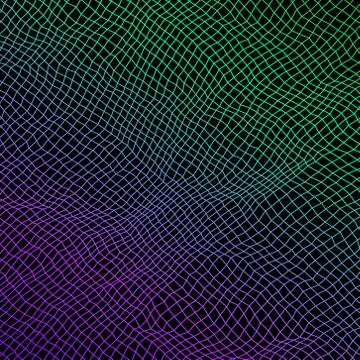 Abstract checkered waves -   vector illustration Stock Illustration