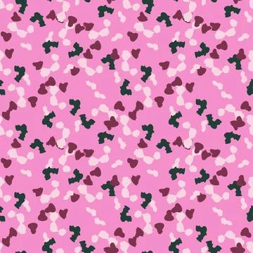 Abstract cheetah seamless pattern. Camo leopard background. Animal fur shapes Stock Illustration