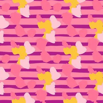 Abstract cheetah seamless pattern. Camo leopard background. Animal fur shapes 스톡 일러스트