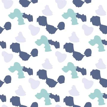Abstract cheetah seamless pattern. Camo leopard elements background. Creative イラスト素材