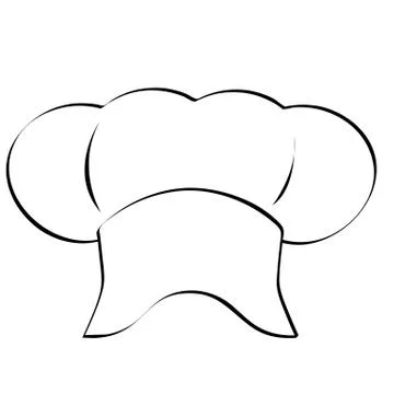 Abstract chef logo Stock Illustration
