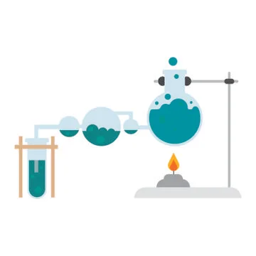 Abstract chemistry object Stock Illustration