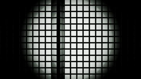 Abstract chequered wall background with a round shaped spotlight. Design Ilustración de archivo