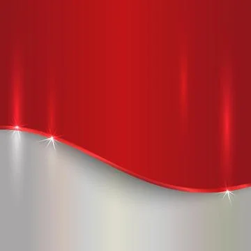 Abstract cherry red and silver metallic background Stock Illustration