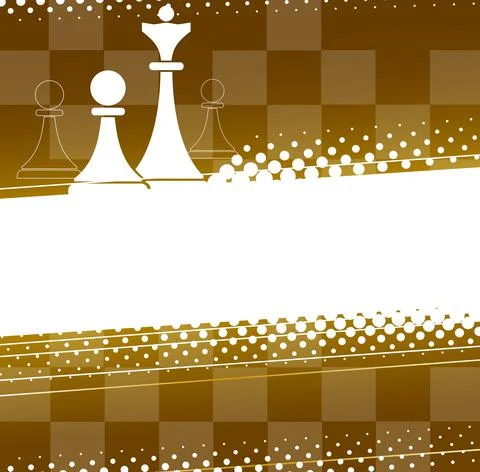 Abstract chess background Stock Illustration