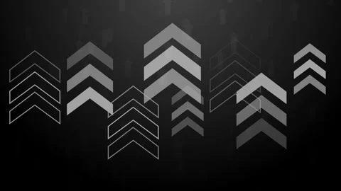 Abstract chevron arrows background with a modern tech style animation Stock Footage 339276302