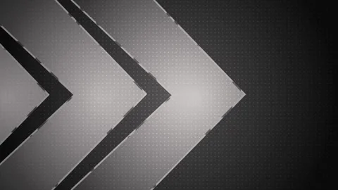 Abstract chevron arrows on a dark background with a glowing modern tech sty.. Stock Footage 336755275
