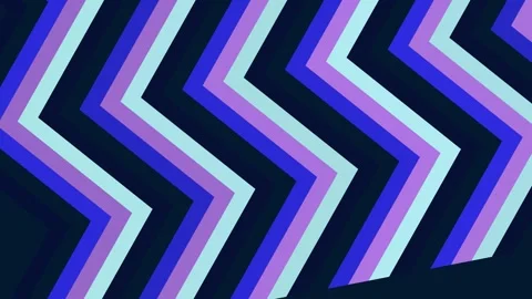 Abstract Chevron Pattern in Blue and Purple Tones Stock Footage 331904934