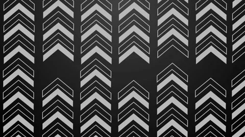 Abstract chevron pattern on dark background with repeating upward arrows an.. Stock Footage 337085418