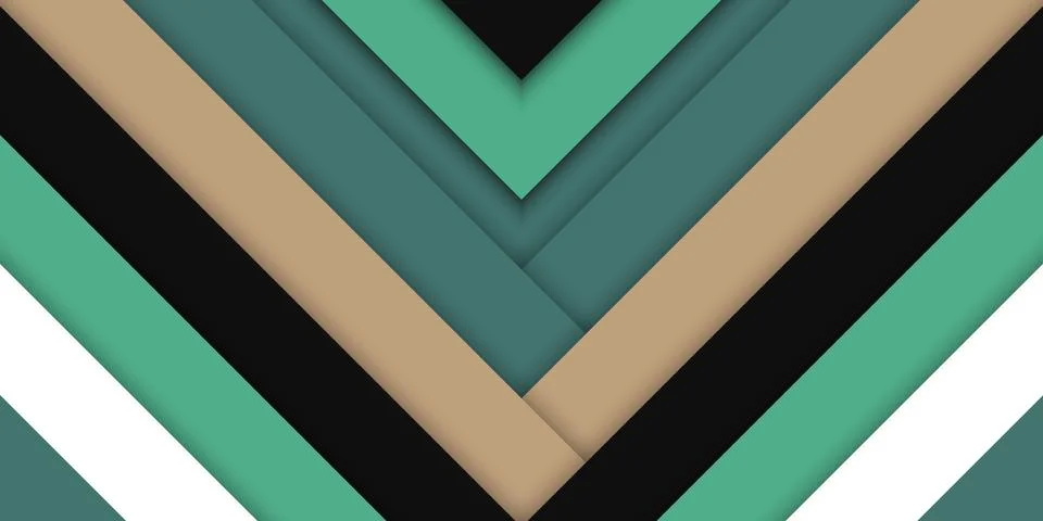 Abstract chevron pattern with dynamic stripes. Stock Illustration