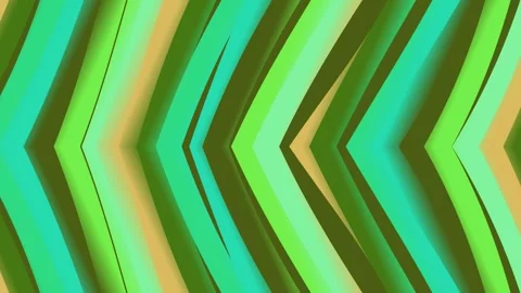 Abstract Chevron Pattern with Green and Beige Tones Stock Footage 331767769