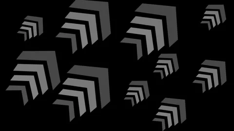 Abstract chevron shapes creating a modern geometric pattern with a sense of.. Stock Footage 337085323