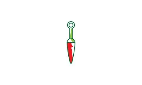 Abstract chili logo symbol vector icon illustration graphic design Stock Illustration