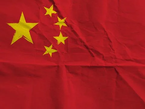 Abstract CHINESE flag Stock Photos