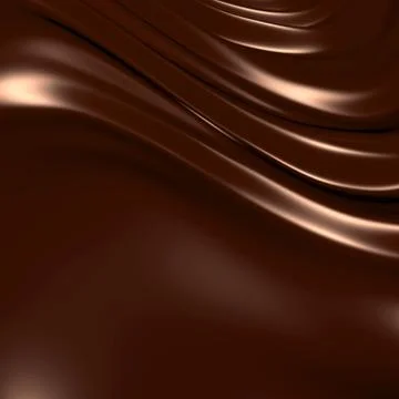 Abstract chocolate background (3d remarkable abstract backgrounds) Stock Illustration