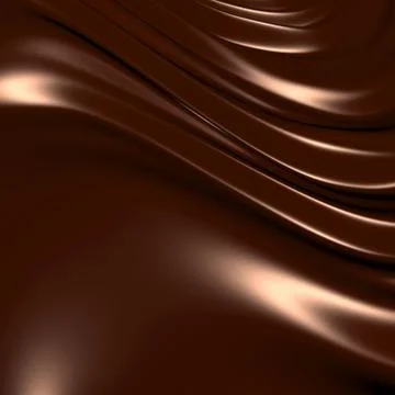 Abstract chocolate background (3d remarkable abstract backgrounds) Stock Illustration