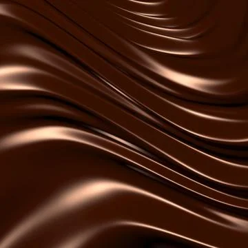 Abstract chocolate background (3d remarkable abstract backgrounds ) Stock Illustration