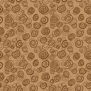 Abstract chocolate pattern - seamless background Stock Illustration