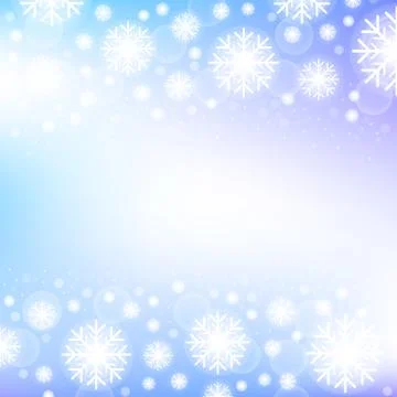 Abstract Christmas background . Elegant winter made of snowflakes . Vector Stock Illustration