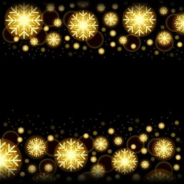 Abstract Christmas background . Elegant winter  made of snowflakes .  Vector Stock Illustration