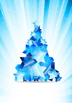 Abstract christmas background Stock Illustration