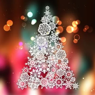 Abstract Christmas background Stock Illustration