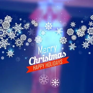 Abstract Christmas background Stock Illustration