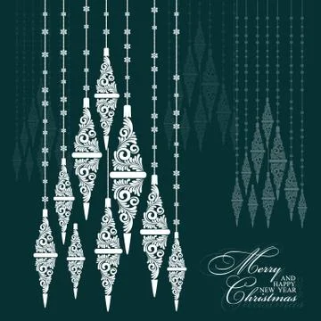 Abstract Christmas background Stock Illustration