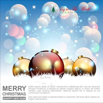 Abstract Christmas Background. Stock Illustration