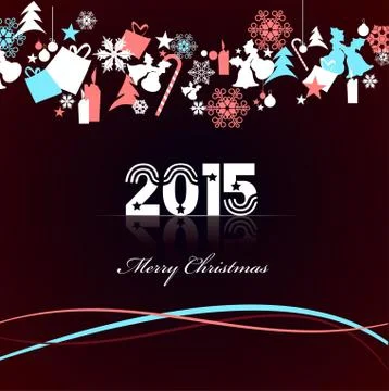 Abstract Christmas background. Vector illustration Stock Illustration