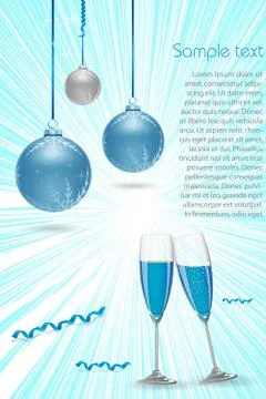 Abstract christmas card Stock Illustration