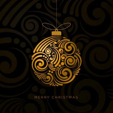 Abstract Christmas Design Stock Illustration