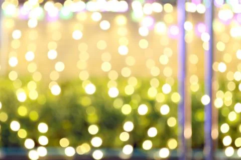 Abstract christmas lights of background. Stock Photos