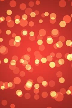 Abstract Christmas red background texture with bokeh effect. Stock Illustration