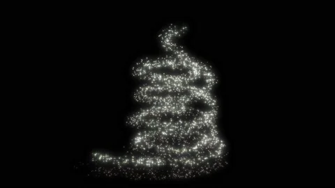 Abstract christmas tree animation. Stock-Footage 167354695