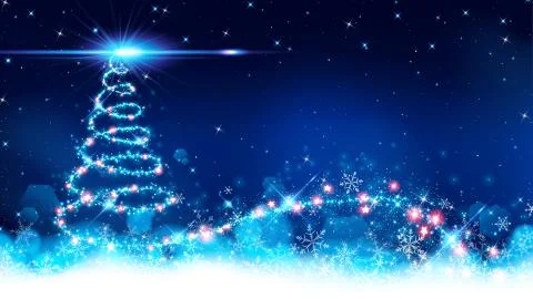 Abstract of christmas tree background Stock Illustration