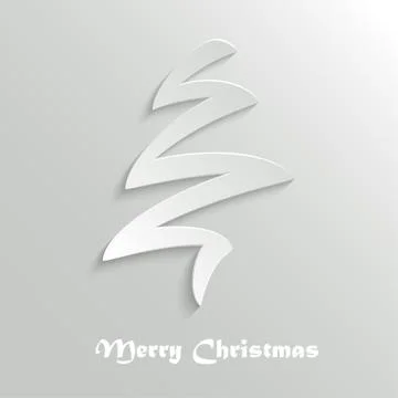 Abstract Christmas Tree Background, Stock Illustration