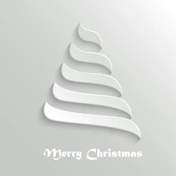 Abstract Christmas Tree Background, Stock Illustration
