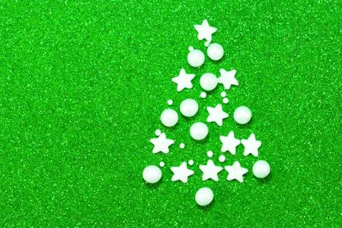 Abstract christmas tree background Stock Photos