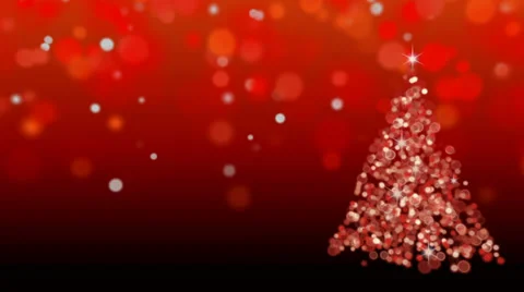 Abstract Christmas tree background, seamless looping Stock Footage 31924080
