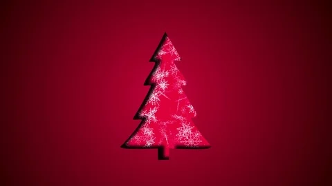 Abstract Christmas tree background, seamless looping Stock Footage 79834534