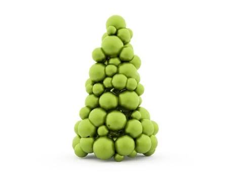 Abstract christmas tree concept Stock Illustration