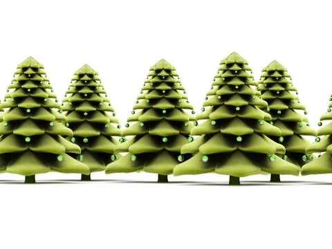 Abstract christmas tree concept Stock Illustration