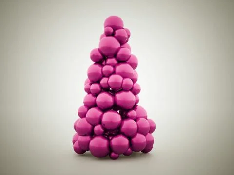 Abstract christmas tree concept Stock Illustration