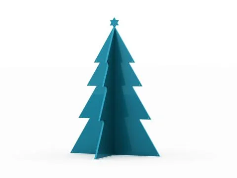 Abstract christmas tree concept Stock Illustration