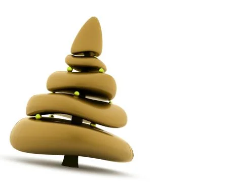 Abstract christmas tree concept Stock Illustration