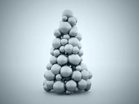 Abstract christmas tree concept Stock Illustration