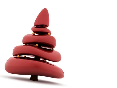 Abstract christmas tree concept Stock Illustration